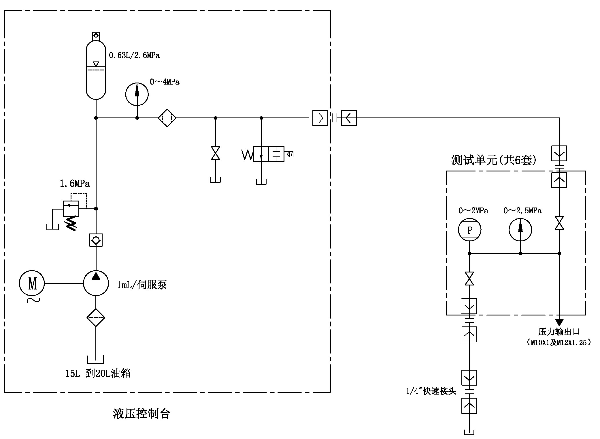 試壓泵控制系統(tǒng)原理圖